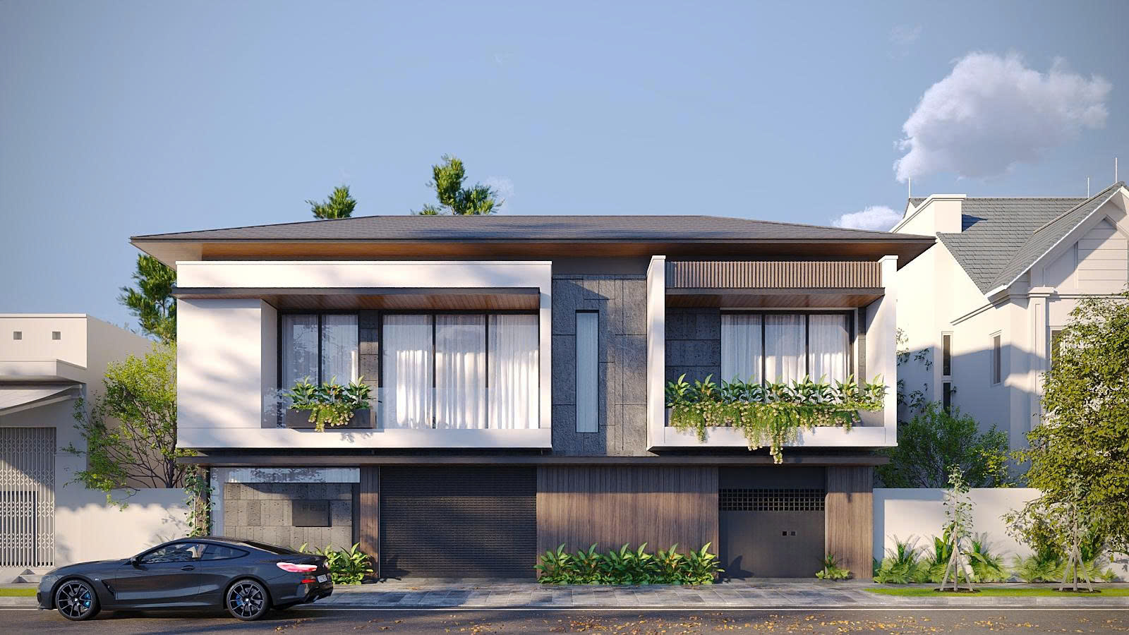 Thiết Kế Nhà Mái Nhật Hiện Đại Mang Đậm Tinh Thần Á Đông Tại Quảng Ninh