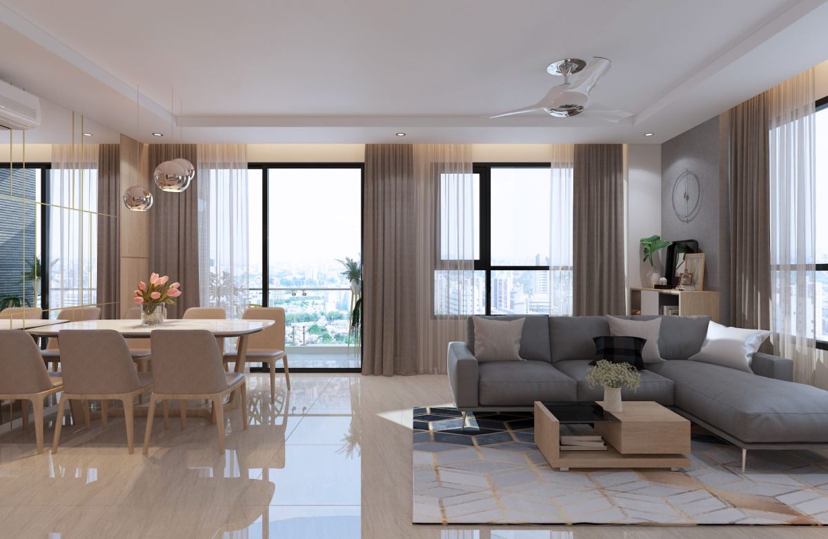 phối màu nội thất